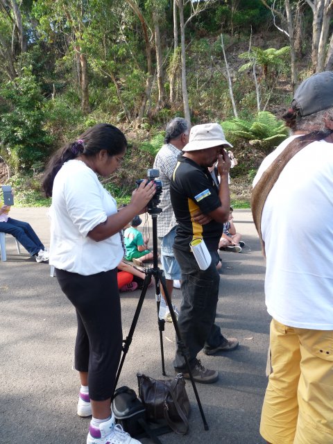 Sheena Kitchener at Appin Massacre Memorial 